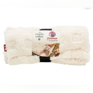 The Cuddle Collab with Zelda, Titus & Brave Plush Pet Sleeping Bag Beige